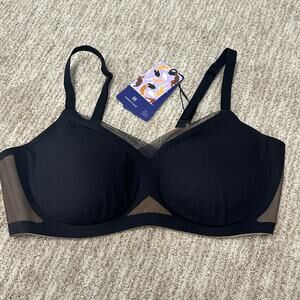 NWT Honeylove Crossover Bra XL black Runway brand new